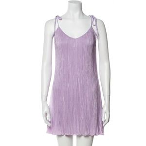 Dannijo Scoop Neck Purple Dress
